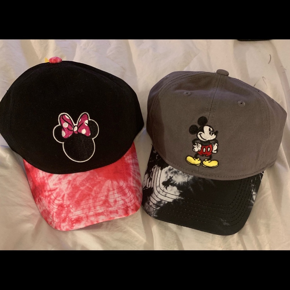 Mickey and Minnie Baseball caps